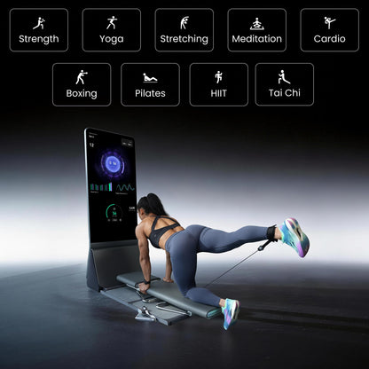 AEKE Smart Home Gym System- Fitness Mirror K1: AI-Powered All-in-One Fitness Machine for Full-Body Strength Training and Personalized Workouts