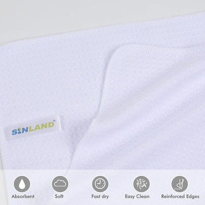 16 Inch 16 Inch 10 Pack SINLAND Microfiber Kitchen Towel Premium Sublimation Blank Towels Fast Drying Tea Towel