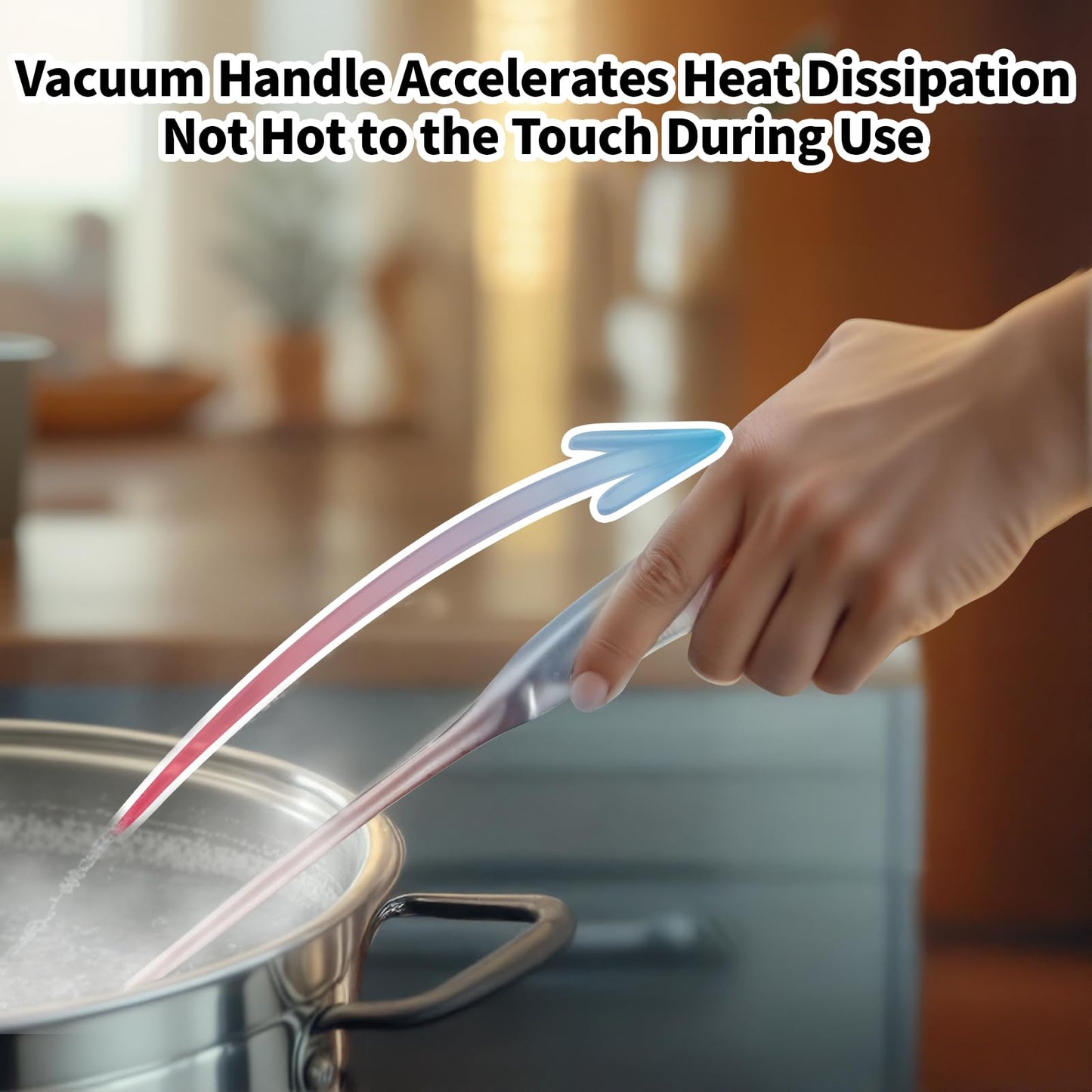 5 Pcs Newness Cooking Utensils Set, 304 Stainless Steel Kitchen Utensils Set, Metal Kitchen Accessories, Include Soup Ladle, Slotted Skimmer Spoon, Spaghetti Spoon and Spatula, Dishwasher Safe
