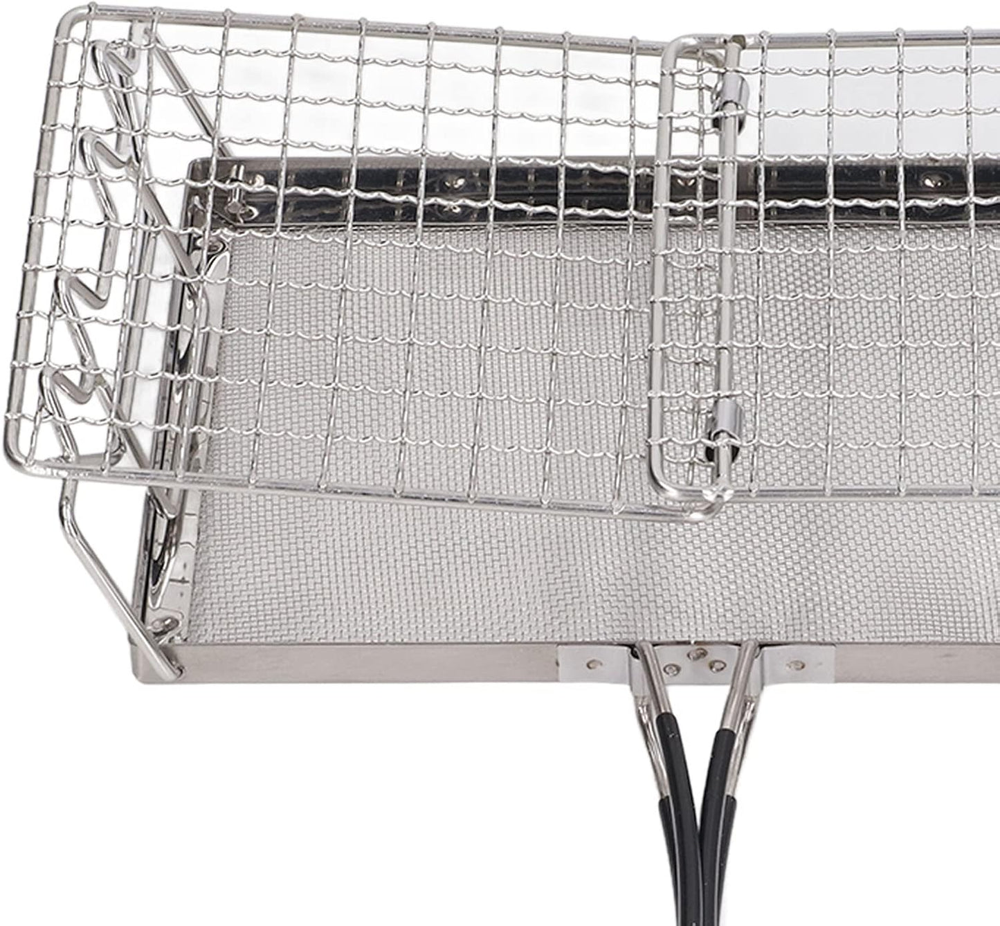 Camping Stove Toaster Outdoor Barbecue Bread Rack, Portable Stovetop Folding Cake Baking