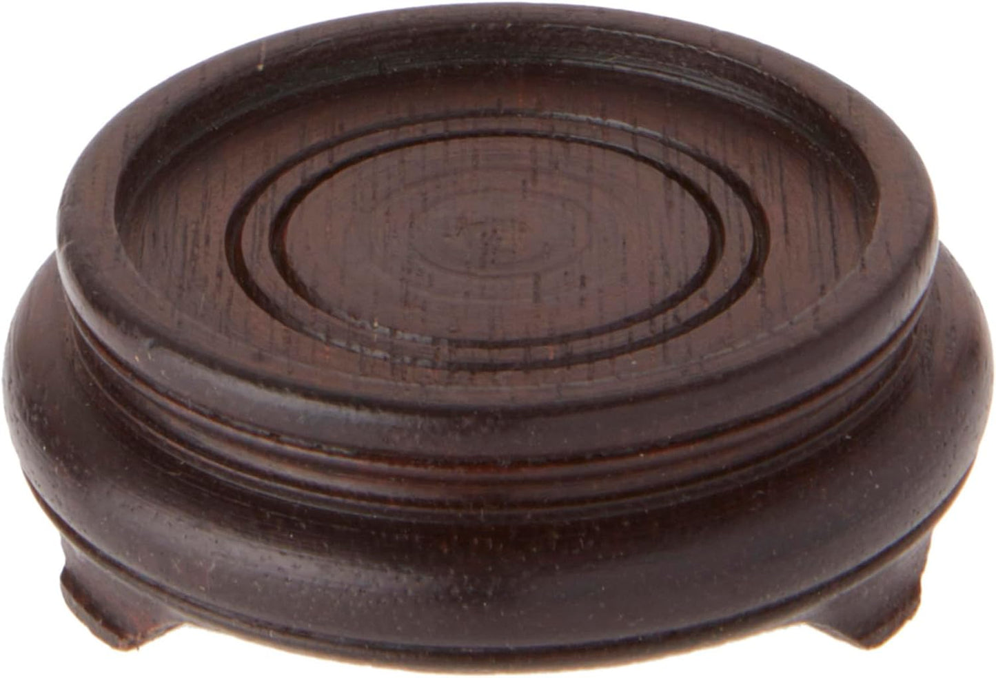 Bard's Dark Wood Decorative Base - 1.125" H x 2.875" W x 2.875" D for Display