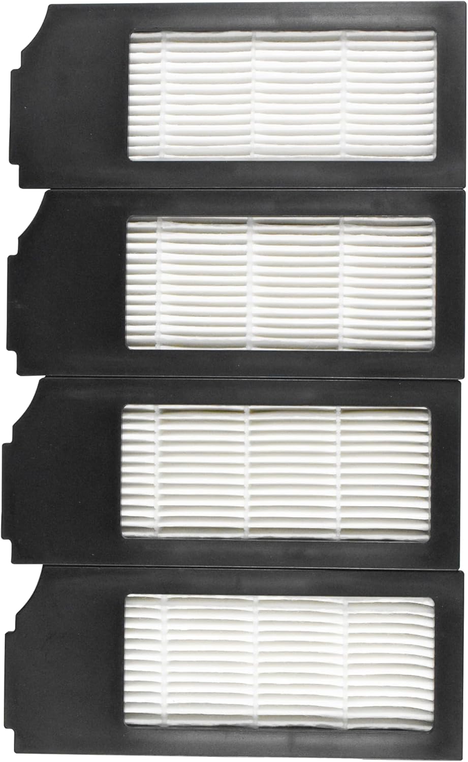 HQRP 4-Pack Replacement Filter for Ecovacs Deebot X1 Omni / X1e OMNI / X1 Plus / X1 Turbo Robot Vacuum Cleaner