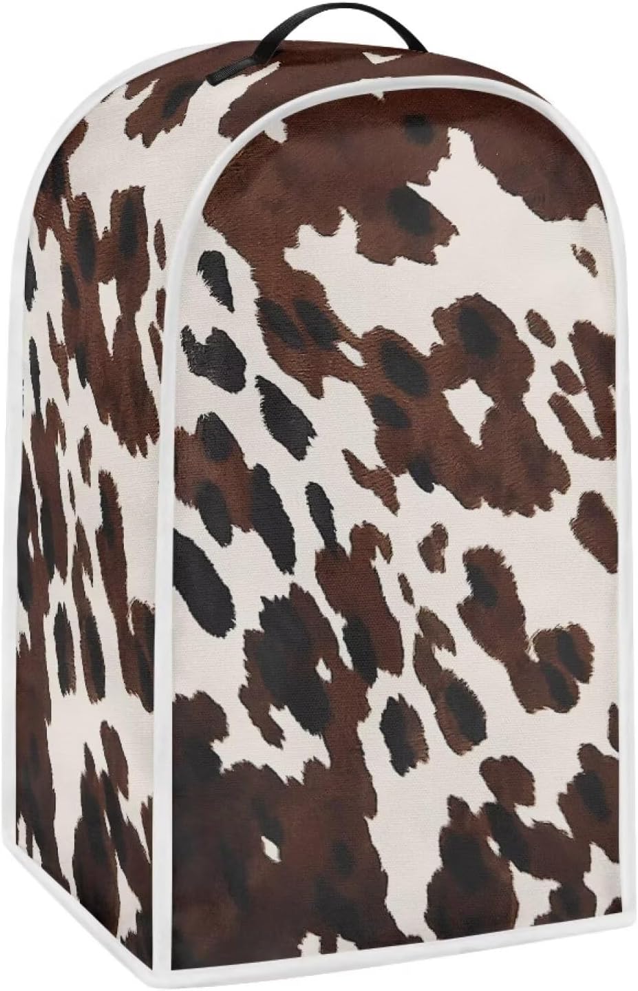 Brown Cow Print Blender Cover, Kitchen Appliance Stand Mixer Protector, Anti-Fingerprint Cover for Dining Room