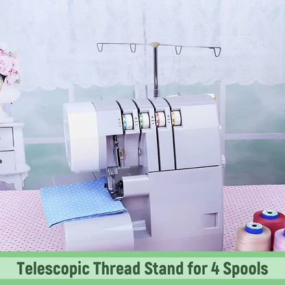 AMLESO Adjustable Cone Thread Stand Spool Holder for Sewing Machine Embroidery Quilting Serger Machines, Thread Stand for Smoother Feed, Large Spool Holder