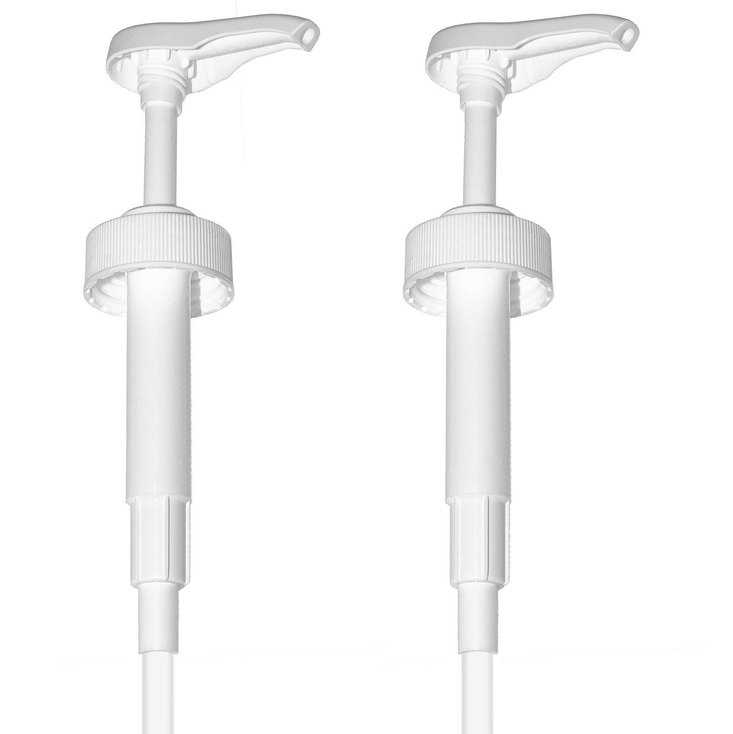 Gallon Pump Dispenser - for Plastic or Glass Bottles – Heavy-Duty Leak Proof for Commercial and Household Use - Plastic Pump for Gallon Jug – Non-BPA Plastic (Pack of 2)
