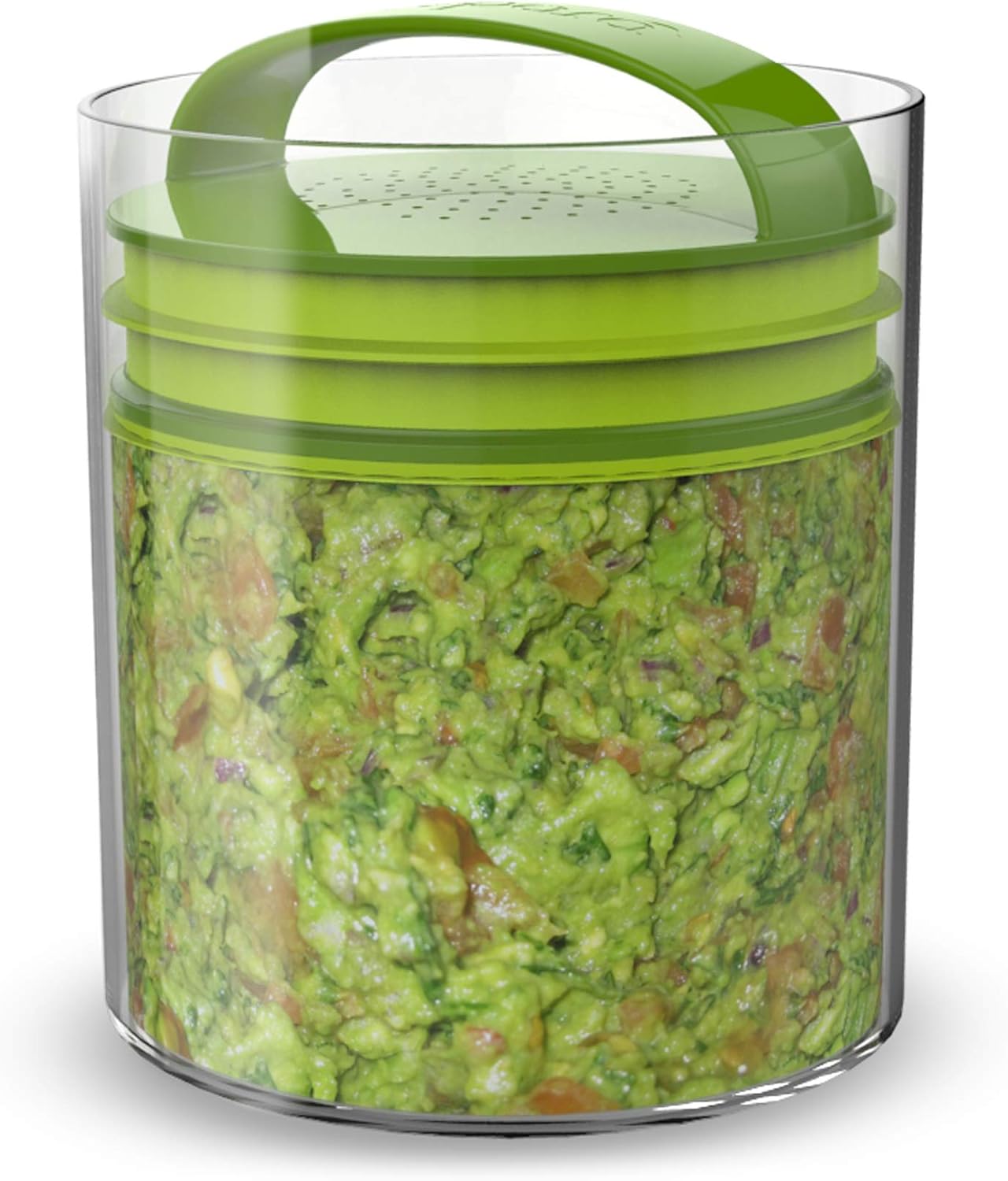 Prepara Evak Super Savor Food Storage, 14 Ounce, Green Plastic Container
