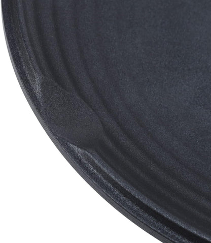 Korean BBQ Grill, Cast Iron Round Non Stick Grill Plate for Induction Cooktop and Stove