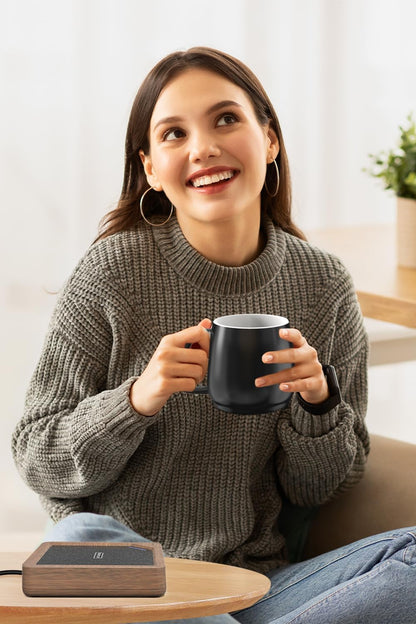 Set: 131F/55C, Coffee Mug Warmer Coffee Warmer for Desk Auto Shut Off Candle Warmer Plate Coffee Cup Warmer Heated