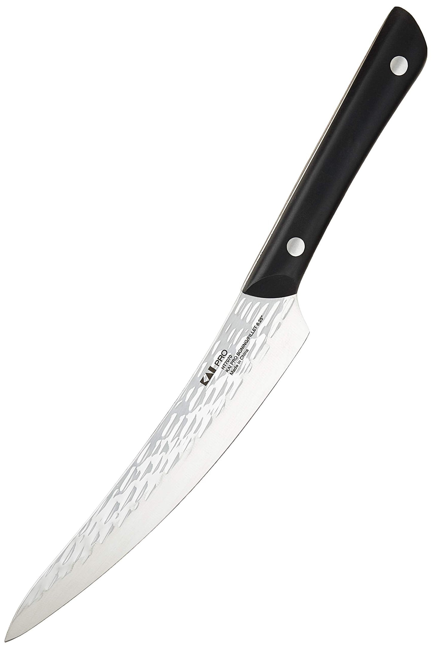 Kai PRO 6" Chef’s Knife, Hand Sharpened Kitchen Knife for Professional and Home Chefs, Japanese AUS6M Stainless Steel Blade, Full-Tang POM Handle, NSF Certified