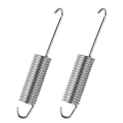 2 Pack 4 1/2 Inch Recliner Spring Stainless Steel Tension Spring Heavy Duty Rust-Resistant Spring Replacement for Recliner Mechanism Sofa Bed Folding Beds Trampolines RV Furniture, Long Neck Hook