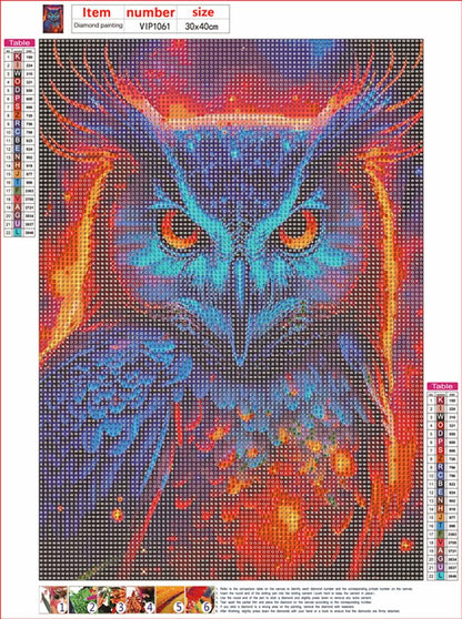 Pimio 5D DIY Diamond Art Painting Kits,Round Full Drill Eagle Diamond Art Kits for Adults Beginner, Perfect for Home Wall Decor and Gift（12x16inch）