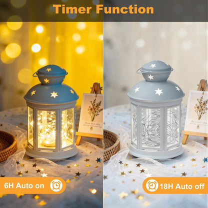 Skiennix 32FT Fairy Lights - Battery Operated Mini Waterproof LED Twinkle Lights | Warm White for Bedroom & Party Decor