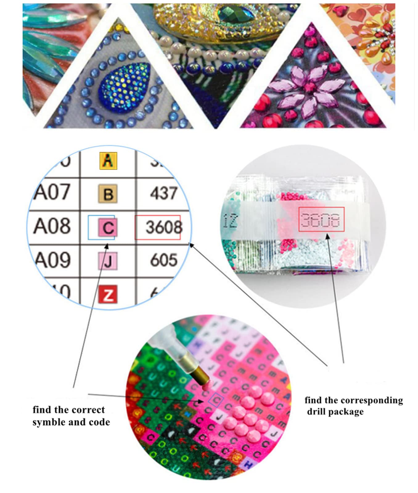 JOYSTRY Diamond Art Dots Painting Kits for Adults, DIY to My Daughter Paint with Diamonds Partial Drill Special Shaped Gem Jewel Crystal Painting Kit for Home Wall Decoration (to My Daughter 16x12in)