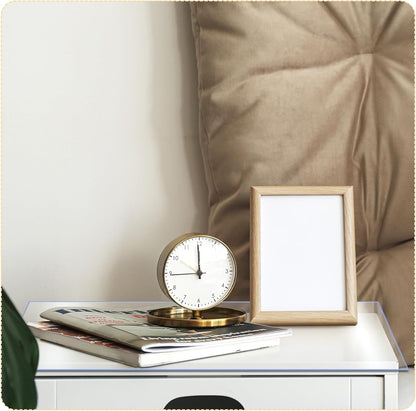 15.8 23.6 Inch, 1.5mm Trimmed Occasion(1 Ganeen Nightstand Protector, Clear Plastic Table Cover Protector x Thick
