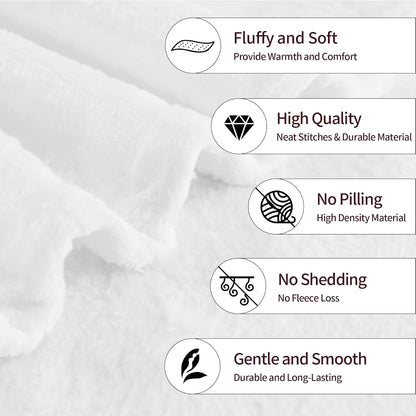 320gsm Cozy (80"x60") Mushrooms Throw Blanket, Fluffy Soft Warm Plush Lightweight Decorative Blanket Gifts for Women