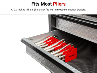 TEKTON 10-Tool Pliers Organizer Rack | ORG41210 | Made in USA