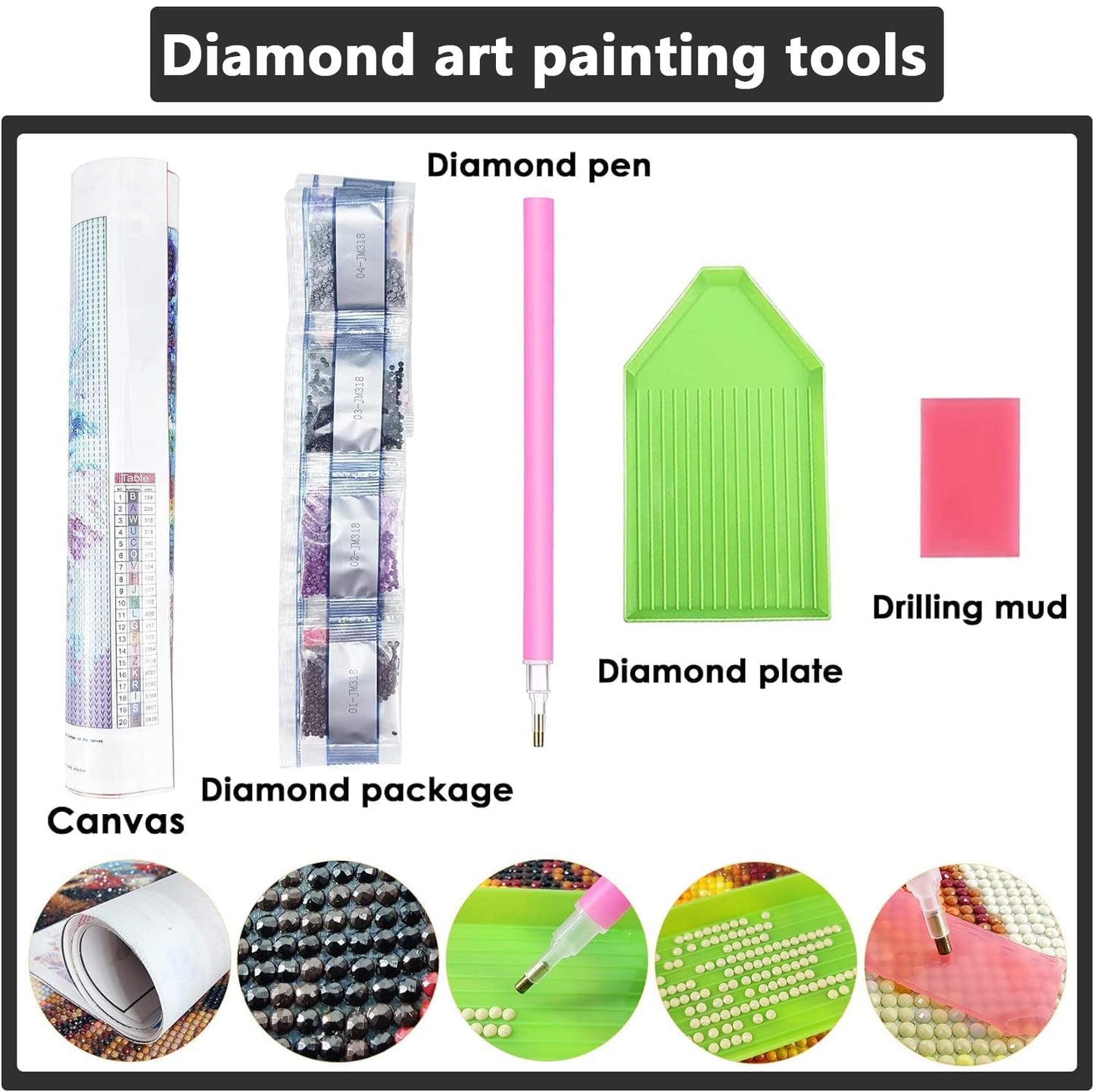 Yomiie Large 5D Diamond Art Kits for Adults, Dolphins Diamond Painting Art Landscape DIY Full Round Drill Kits, Embroidery Rhinestone Diamond Crystal Craft Canvas Home Wall Decor 31.5x11.81 inch