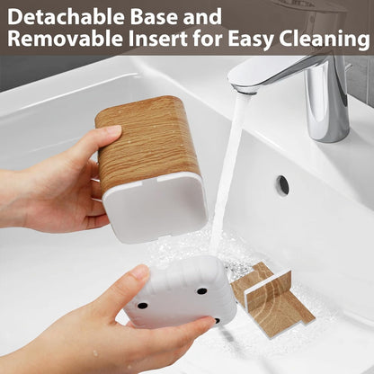 Boperzi Toothbrush Holders for Bathrooms, Detachable Anti-Slip Organizer for Kids, Toothpaste Holder Caddy