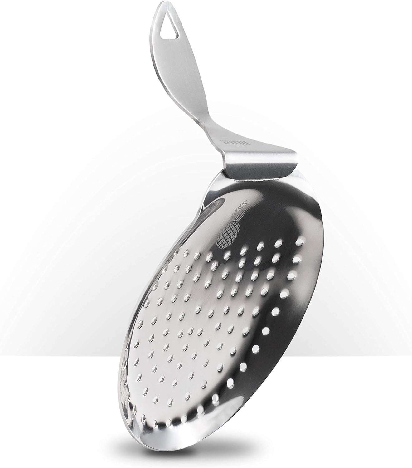 Piña Barware's The Bender - Stainless Steel Julep Style Cocktail Bar Strainer, Polished Finish, 1 Pack