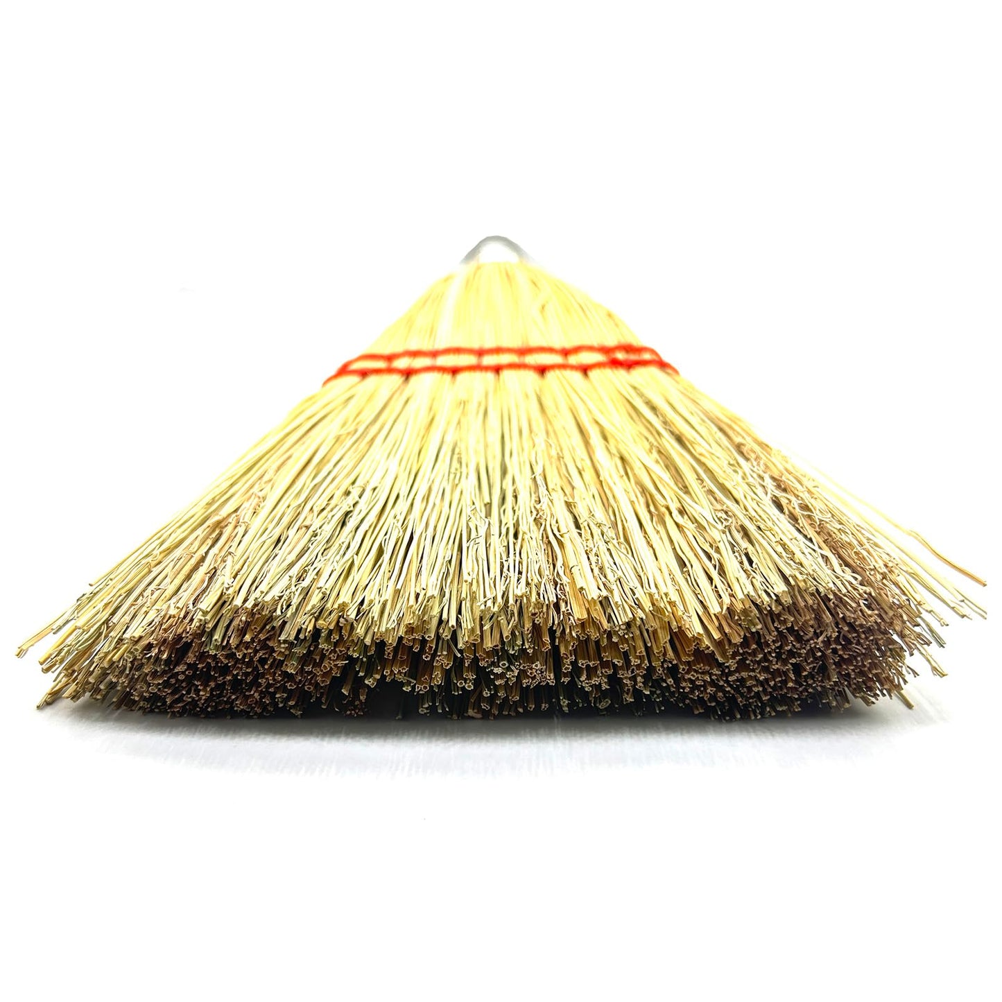 Handmade 12 Inch Mini Corn Broom Whisk Made of Natural Corn Broom Straw with a Solid Metal Hang Design for Indoor & Outdoor Use Car Porch Debris Halloween Dust Dirt Driveways Sidewalks