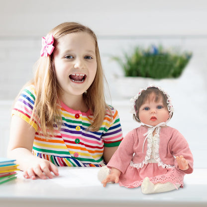 Reborn Doll Clothes for 20-22 Inch Dolls, 3 Sets 20 Inch Baby Doll Clothes Accessories 10 Pcs with Dress Coat Outfits, Headbands, Socks, Top and Pants for 20"- 22" Baby Dolls