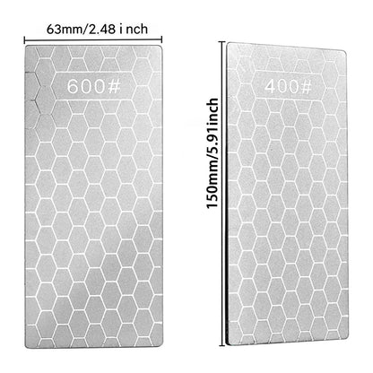 Diamond Sharpening Stone, 5 Pcs Knife Sharpening Stone for Kitchen Sharpening, Diamond Lapping Plate Coarse/Medium/Fine Grit Sharpener, 320/600/1000/2000/3000 Grit
