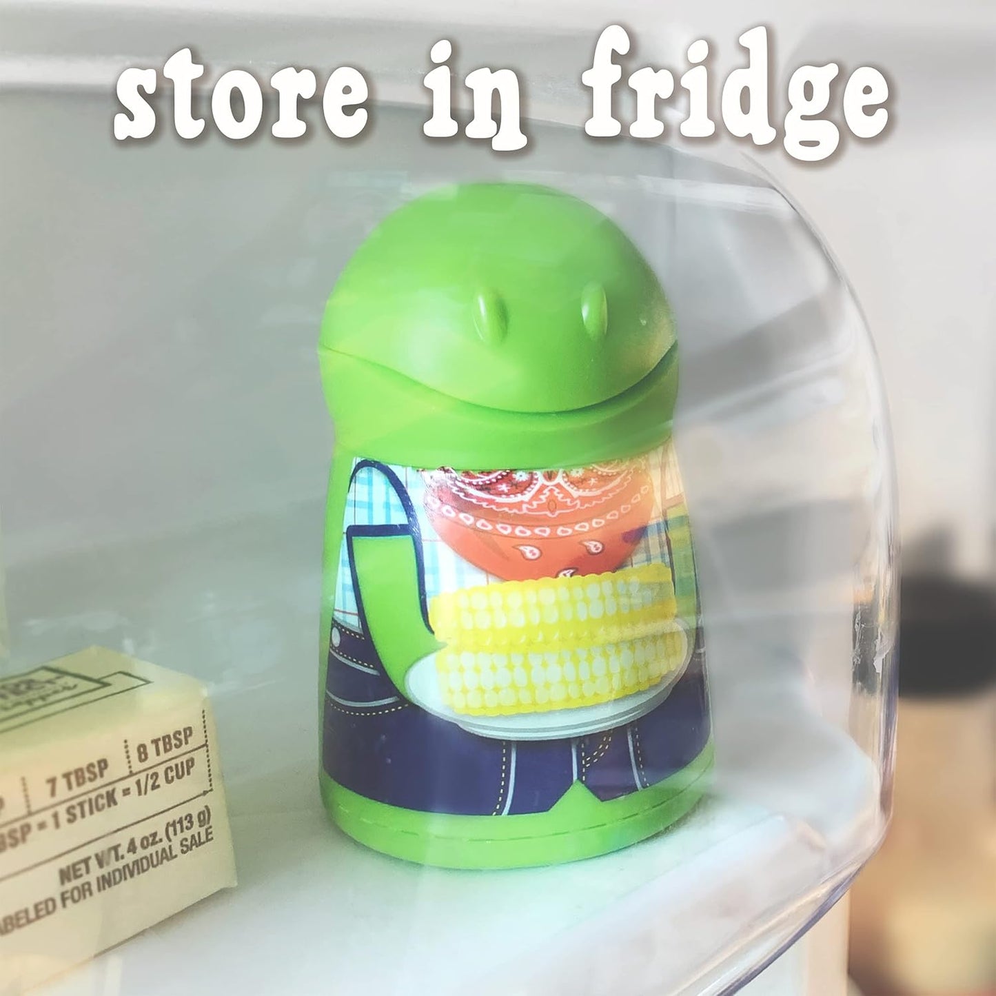 Cute Green Butter Keeper & Spreader by Talisman Designs