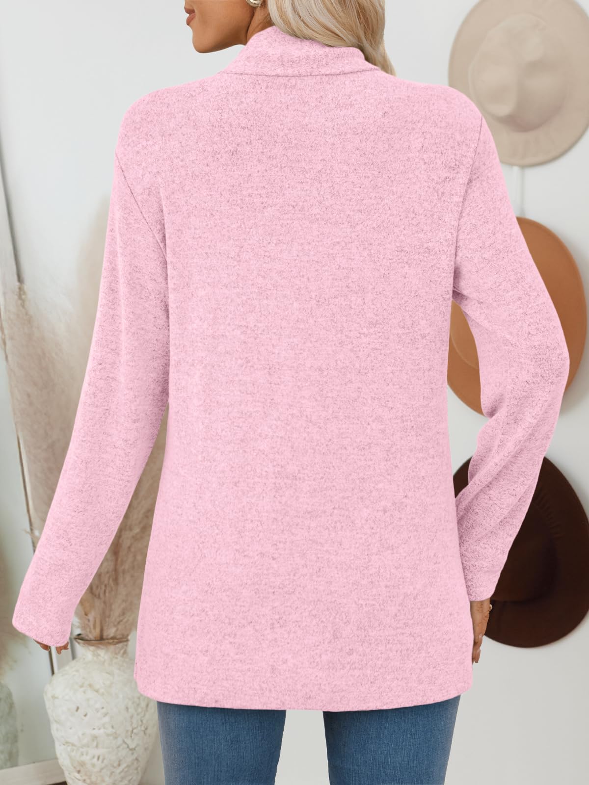 LILLUSORY Cardigan Sweaters for Women Lightweight Open Front Cardigans Casual Loose 2025 Fall Sweater with Pockets