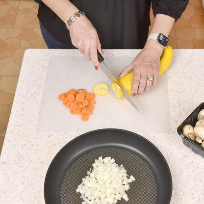 Kitchen Cutting Board | Flexible Chopping Mats | Food Safety | Set of 16 | 12x15” Size | Hanging Hole for Easy Drying