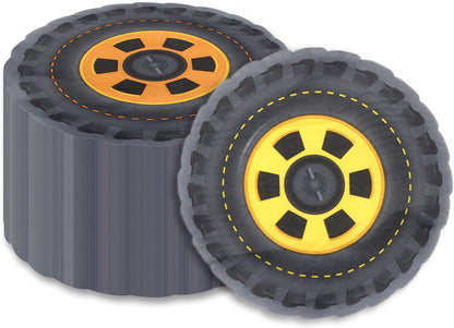 PIXHOTUL 100 Pcs Tire Napkins, Race Car Party Supplies, Two Fast Party Decorations, Wheel Paper Napkins for Race Car