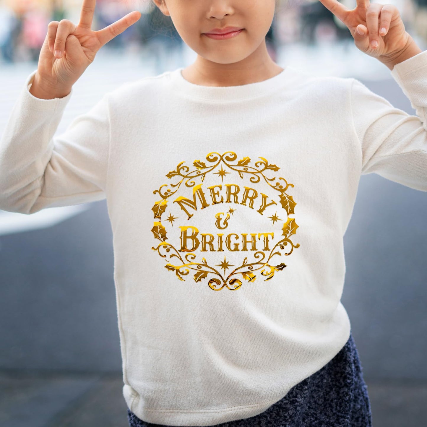 Gatichetta Heat Transfer Vinyl Roll, Metallic Foil Gold Iron On Vinyl 12" X 6ft Chrome HTV Vinyl for Garments