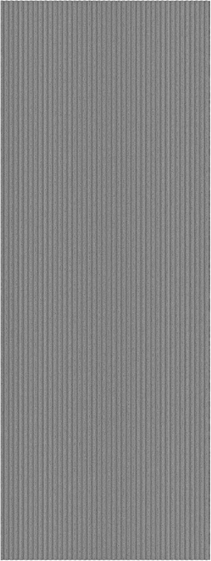 Ottomanson Non-Slip Rubberback Area Rug - Solid Design Indoor/Outdoor Rug for Entryway, Living Room, 2' x 4'