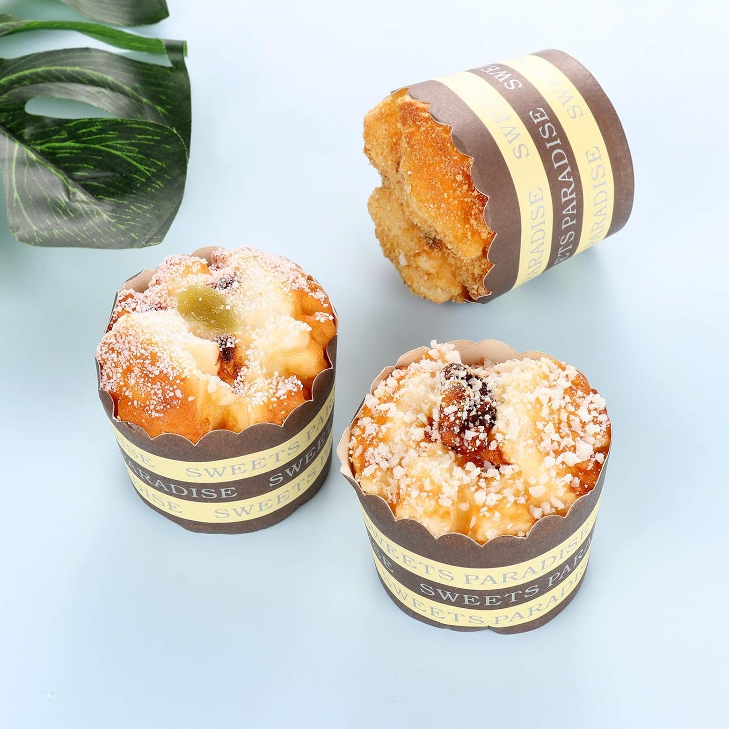 Firlar 6 Pcs Fake Cupcake Faux Cakes Simulation Realistic Food for Decoration Display Props