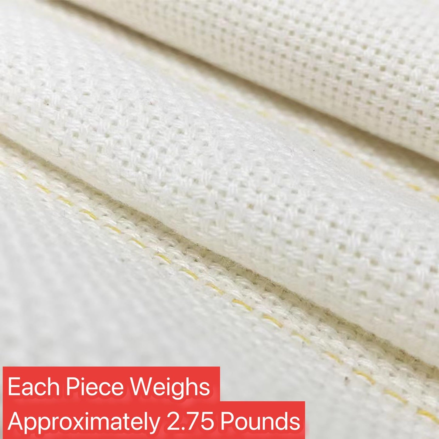 85" X 80" Large Marked Primary Tufting Cloth - Large Monk's Cloth for Rug Tufting and DIY Rug-Making with Tufting Guns and Punch Needles