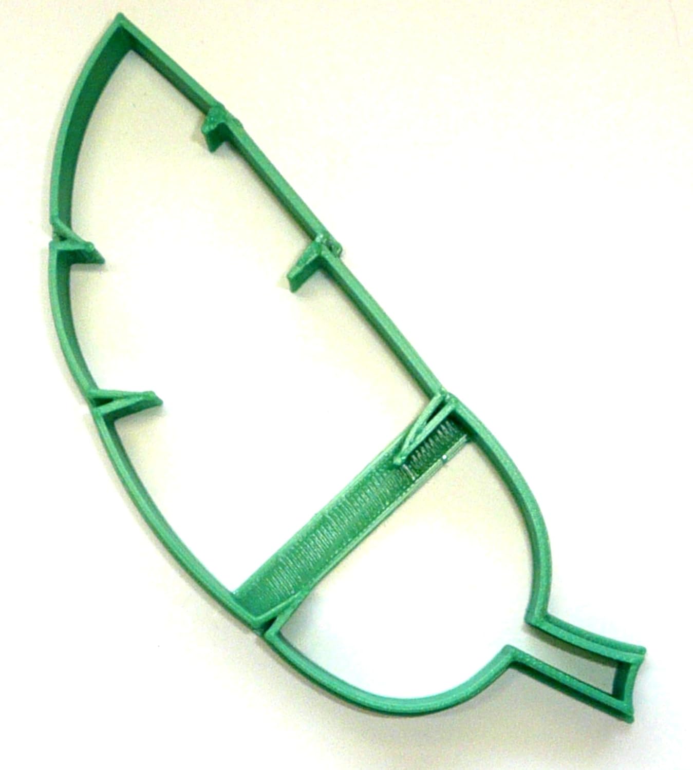 BANANA LEAF OUTLINE TROPICAL PLANT LEAVES COOKIE CUTTER MADE IN USA PR3761
