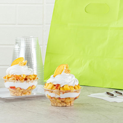 5 50 Frozen Restaurantware-RW Base Ounce Round Ice Cream Cups, Disposable Parfait Cups - Lids Sold Separately, Premium