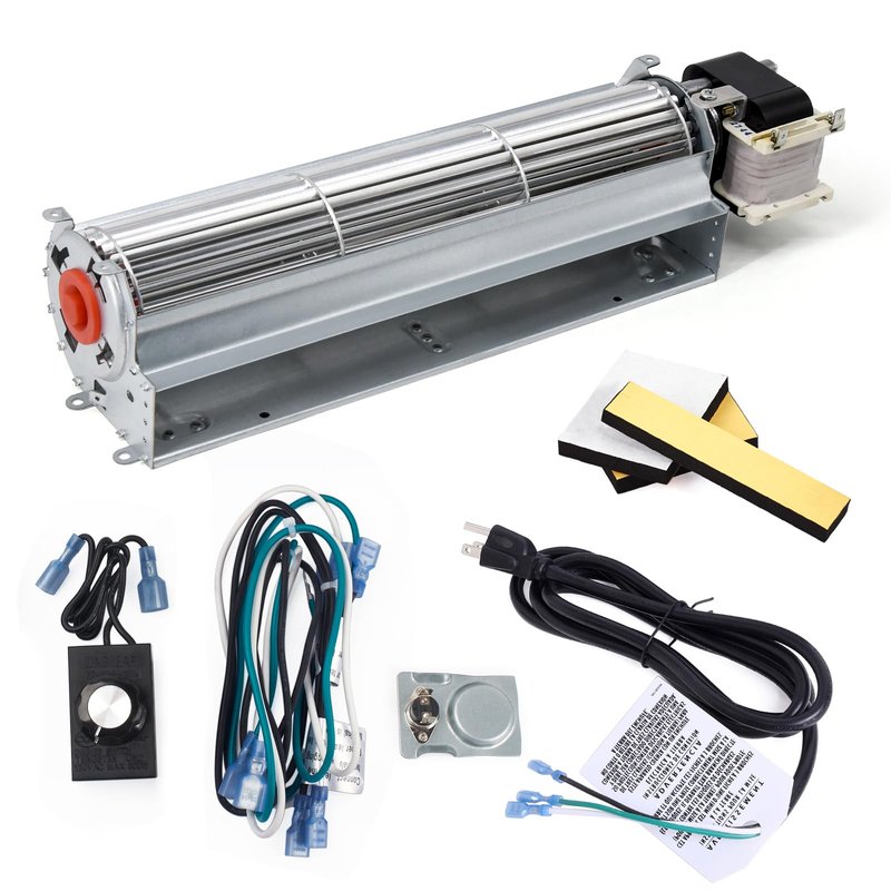 Replacment Fireplace Blower Kit for Desa Tech, FMI, Vanguard, Vexar, Astria Fireplace, GA3560A GA3650TB GA3700 BK BKT GA3560T GA3700T GA3700TA GA3700TB Fireplace Blower Fan Kit for Desa