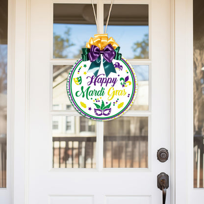Cinrobiye 14 Pcs Mardi Gras Stencils for Door Mats Crafts Large Reusable New Orleans Welcome Templates for Painting on Wood Sign Wall Doormat Banner Bag Fabrics DIY Project Supplies