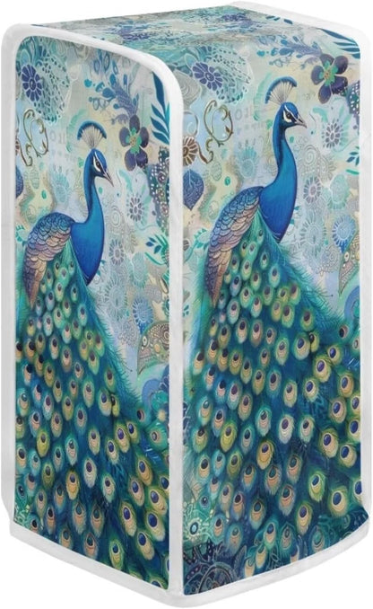 Peacock Can Opener Cover for Kitchen Appliance, Dust Cover for Electric Can Opener, Boho Home Decor