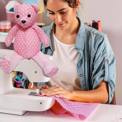 18 Inch Memory Bear Patterns Templates for Sewing, Beginners Teddy Bear Stuffed Animal Pattern with Safety Eyes Noses, Pins (18 Inch)