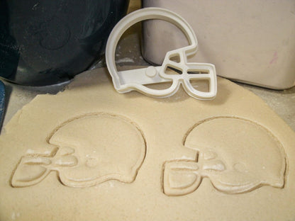 Football and Helmet Team Sport Athletics Game Day Set of 2 Cookie Cutters Made in USA PR1540