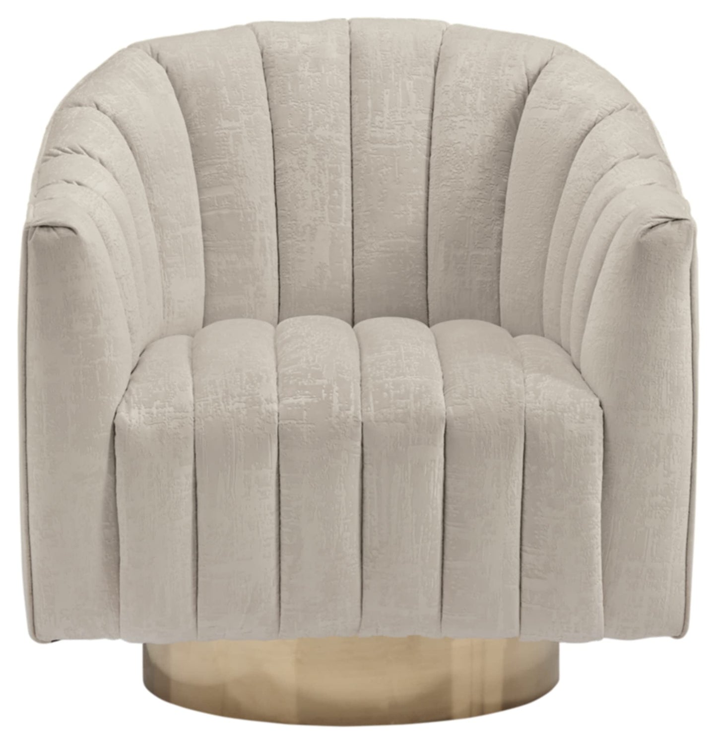 Signature Design by Ashley Penzlin Swivel Accent Chair, Beige