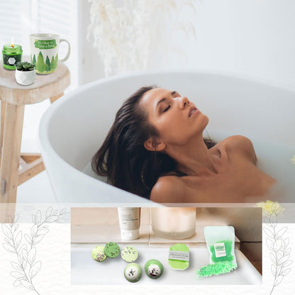 Thinking of You Unique Gifts - 12 Pieces Birthday Care Package for Women, Relaxing Spa Basket Box Gift Set for Her
