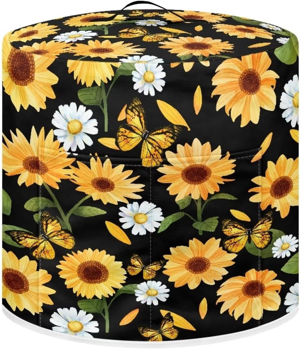 Little Flowers Blender Cover, Soft Rice Cooker Protective Dust Cover, Stylish Home Decorations, Universal, M