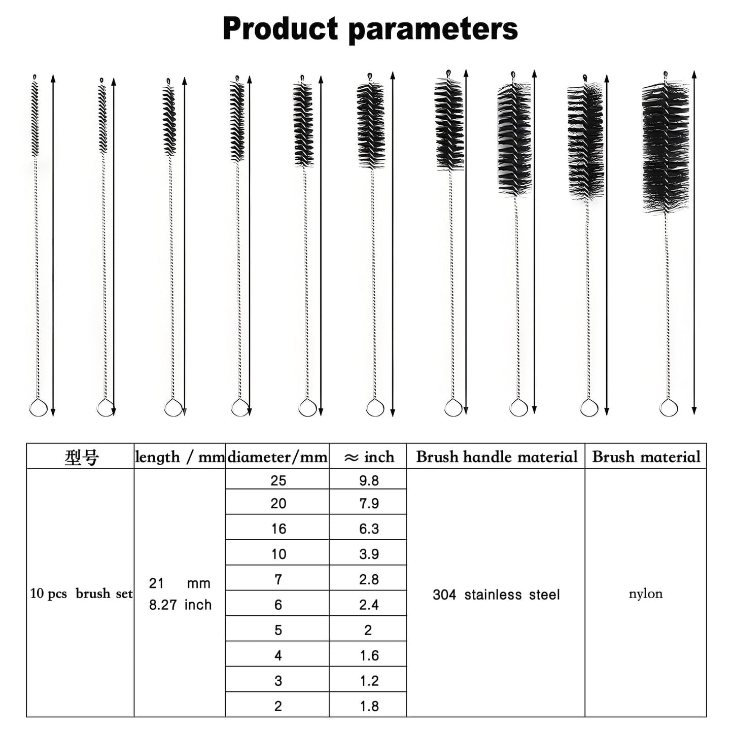 Espresso Machine Cleaning Brush - 15 PCS Long Handle Straw & Bottle Brush Kit, Flexible Scrubber for Coffee Pots, Mugs, Cups, Water Bottles, Glassware & Bent Pipes