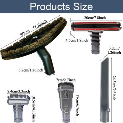 Vacuum Attachments for Dyson V6/Ball Animal 2, 3, DC33, DC39, DC41, DC56, DC59, DC65, DC07, DC14