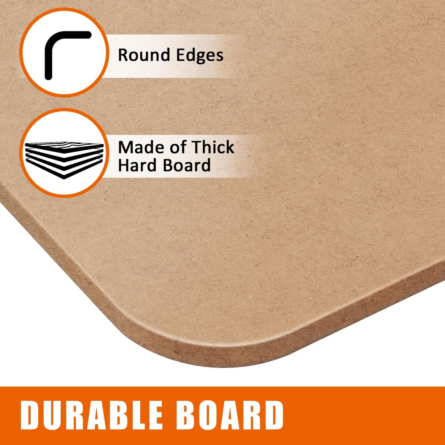 tutata 23 x 26 Drawing Board, Sketch Board with Handle, Portable Art Clipboard for Drafting, Artist Tote Board