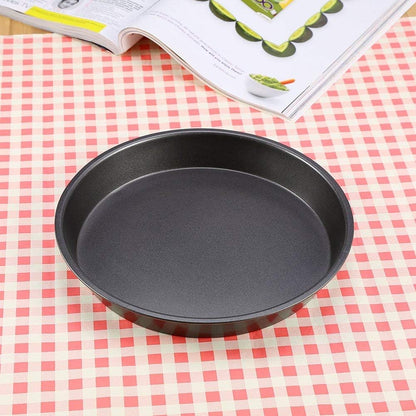 Yosoo 8 Inch Carbon Steel Non-Stick Round Pizza Pan, Microwave Oven Baking Dish