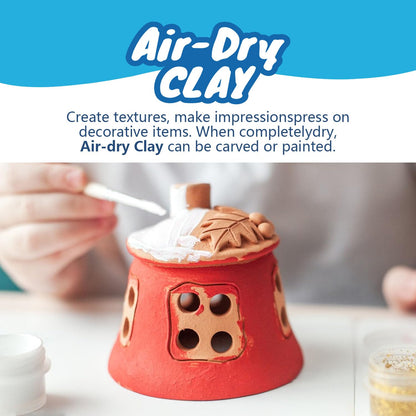 REALART Air Dry Clay for Adults (5lb Bucket White) Air Dry Clay Tools