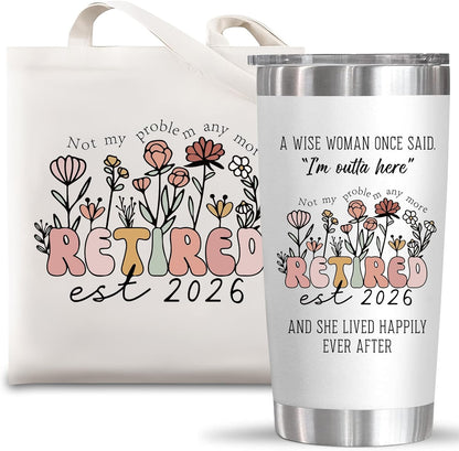 Physkoa Retirement Gifts for Women - Funny Gift for Boss, Coworker, Teacher, Nurse, Mom | 2026 Edition